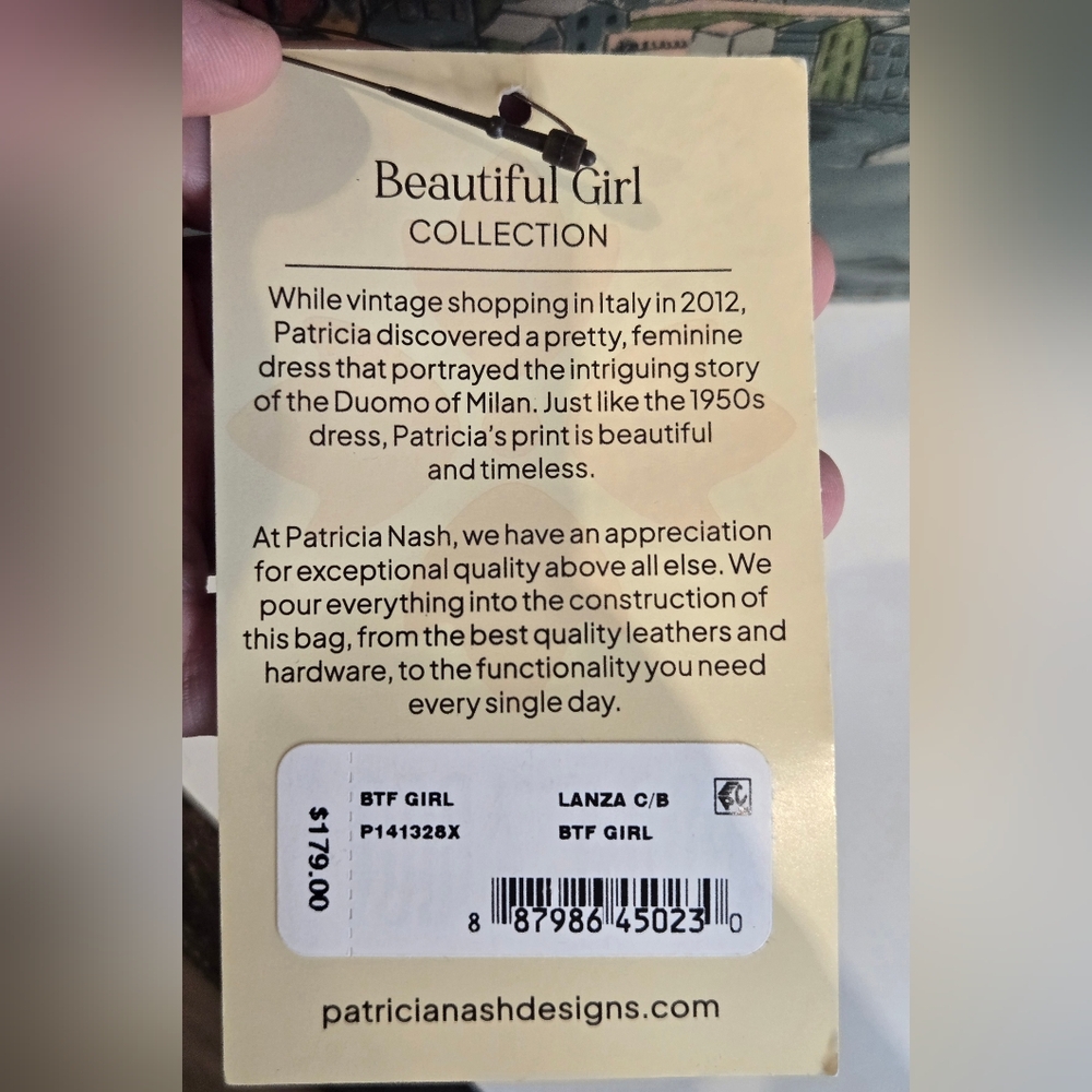 Patricia Nash "Beautiful Girl" Collection Crossbody - Picture 12 of 12